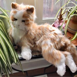 Ageless Innovation Joy For All Interactive Orange Tabby Cat Companion Pet Toy